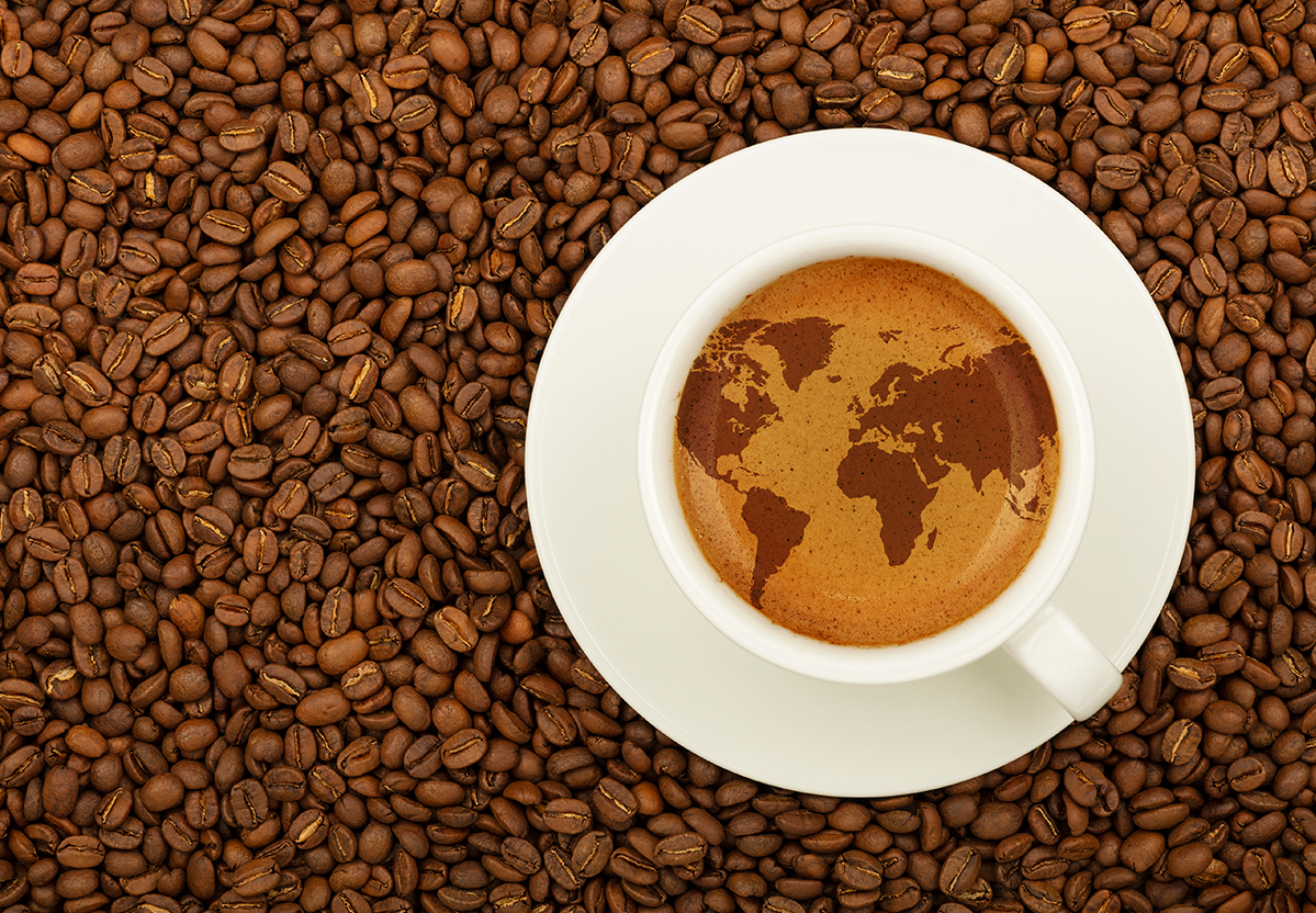tari in care se produse cafea